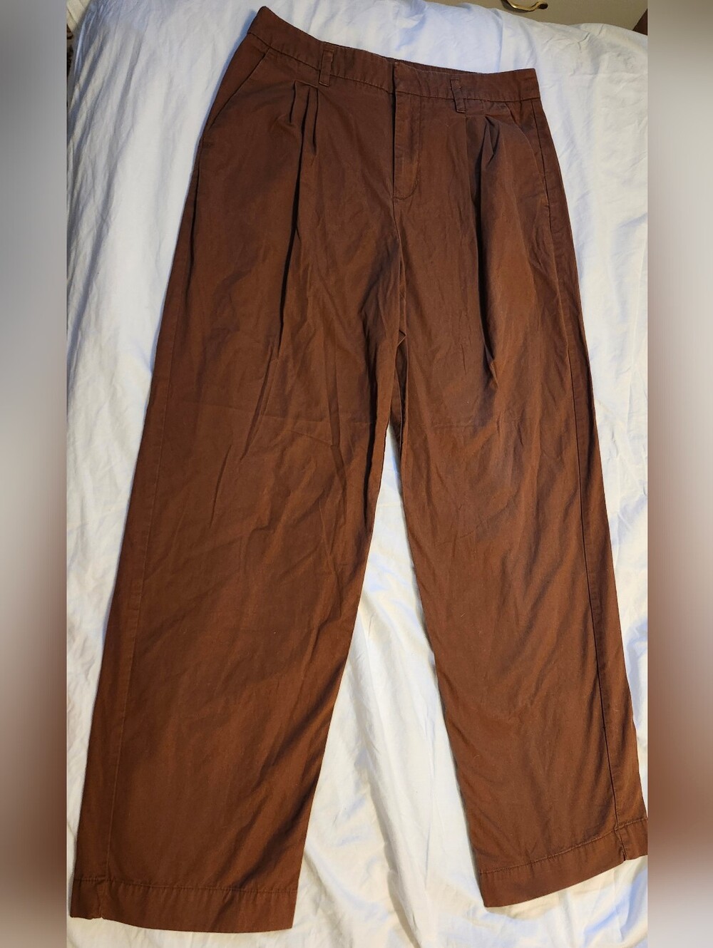 a new day Brown High-Waist Wide Leg Trousers